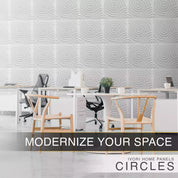 IVORI™ Circles Deluxe Wall Panel  (12 pc set)