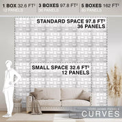 IVORI™ Curves Lux Wall Panel  (12 pc set)