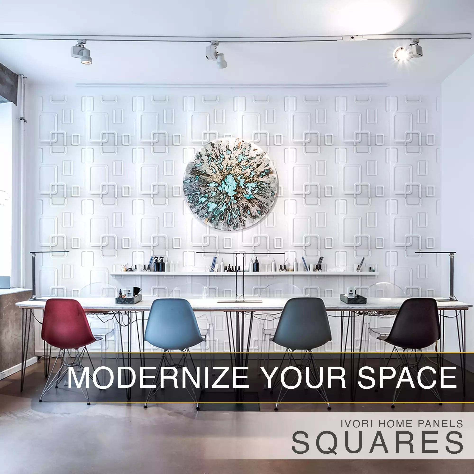 IVORI™ Squares Lux Wall Panel (12 pc set)
