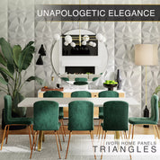IVORI™ Triangles Lux Wall Panel  (12 pc set)