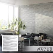IVORI™ Waves Deluxe Wall Panel  (12 pc set)