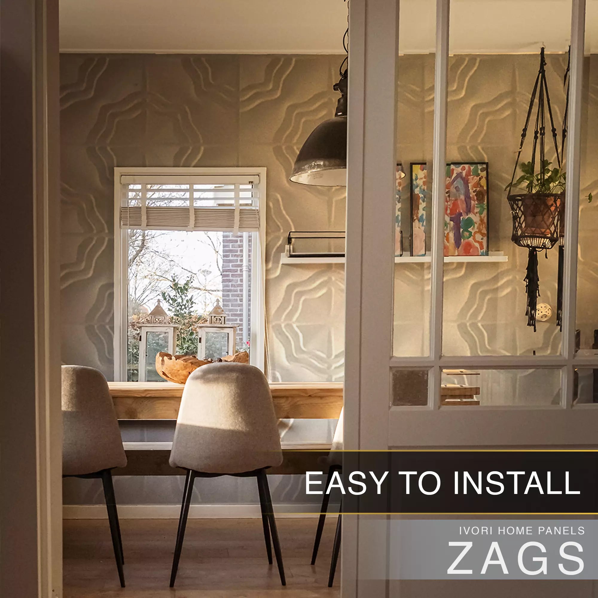 IVORI™ Zags Lux Wall Panel  (12 pc set)