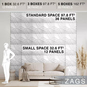IVORI™ Zags Lux Wall Panel  (12 pc set)
