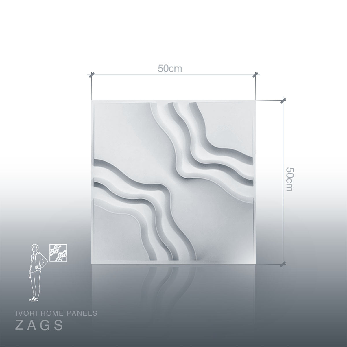 IVORI™ Lux Wall Panel Sample - Ivori Home