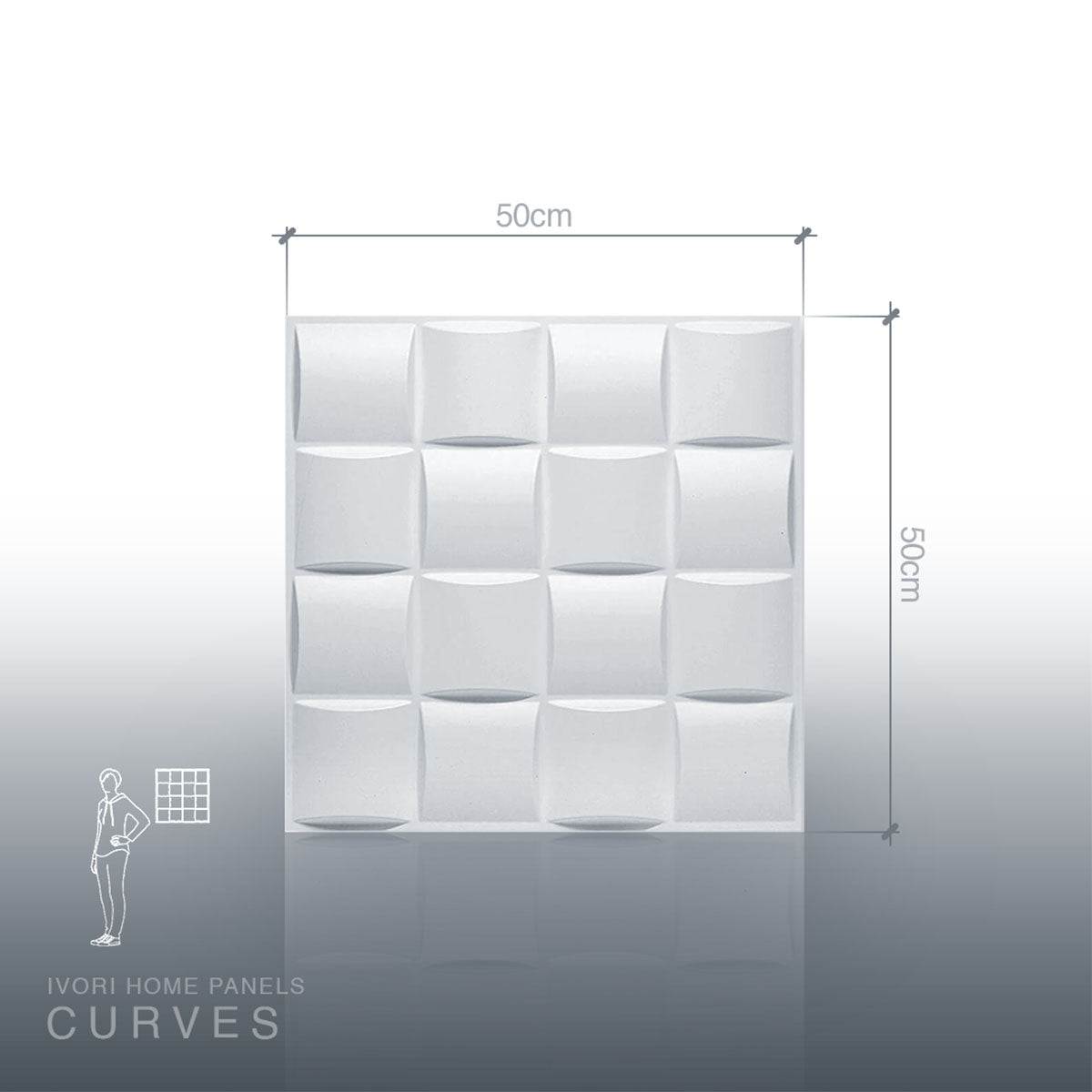 IVORI™ Lux Wall Panel Sample - Ivori Home