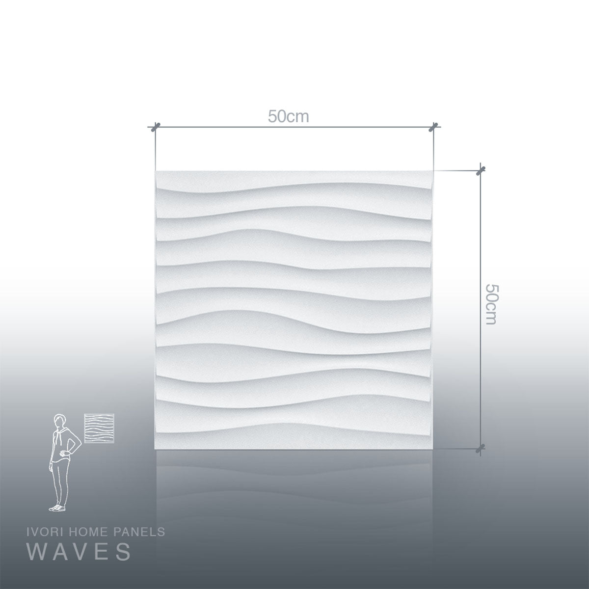 IVORI™ Lux Wall Panel Sample - Ivori Home